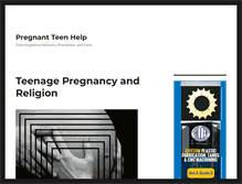 Tablet Screenshot of pregnantteenhelp.org